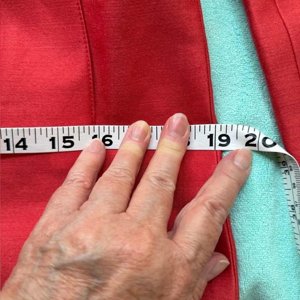 Banana Republic Orange Zip Up Suit Dress Jacket size XS Petite - Picture 11 of 16